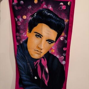LIKE NEW Vintage 1988 Elvis Presley THE KING Jay Franco Beach Towel